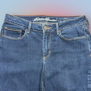 EDDIE BAUER Women’s 6 CURVY STRAIGHT Blue Jeans
